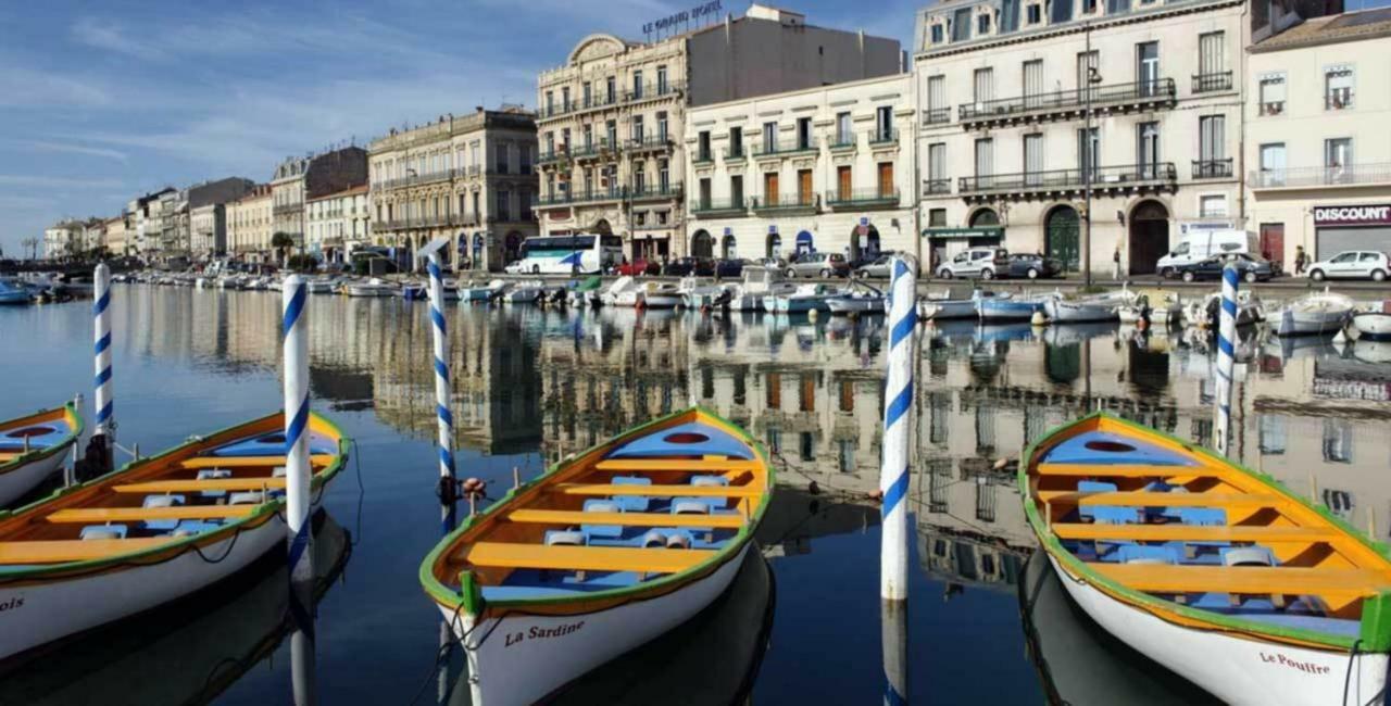 Grand Appartement Sur Canal A 2 Pas Du Centre Ville De Sète Dış mekan fotoğraf